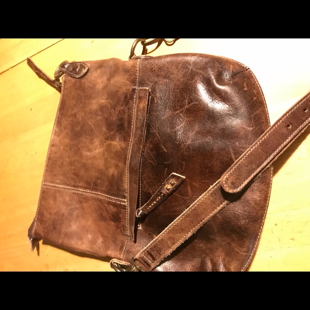 Bed Stu Crossbody Tahiti Bag perforated detail